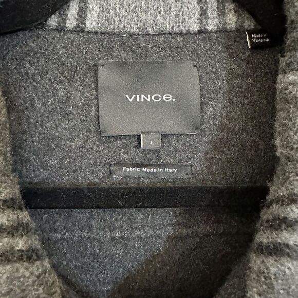 Vince Cashmere Overshirt Shacket - Picture 2 of 5